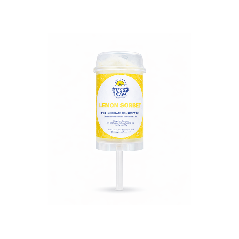 Lemon Sorbet Push Pops